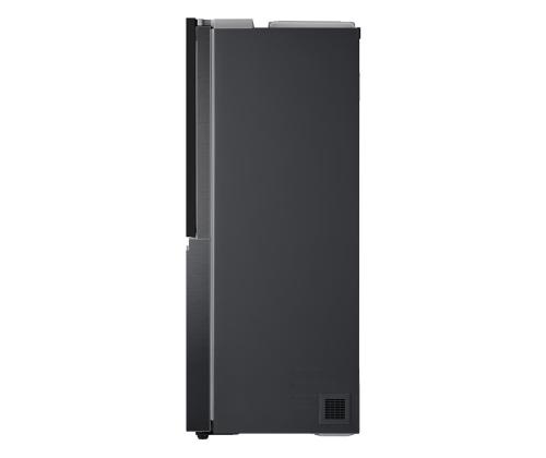 LG, InstaView, vesi- ja jääannostelija vesiverkolla, 635 L, korkeus 179 cm, musta - SBS jääkaappi