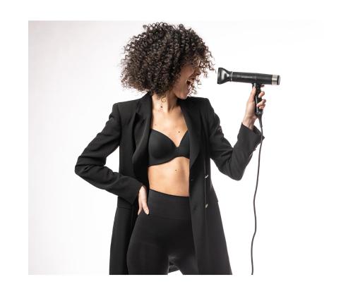 GA.MA iQ2 Perfetto, 1600 W, musta - Hiustenkuivaaja