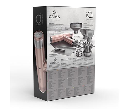 GA.MA iQ2 Perfetto, 1600 W, ruusukulta - Hiustenkuivain