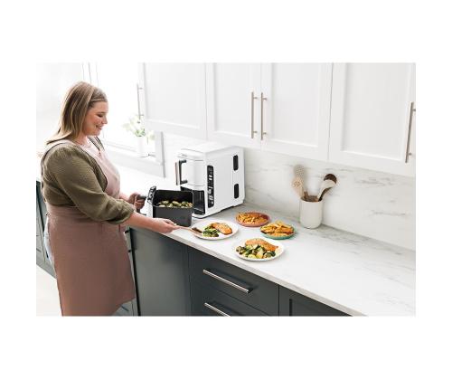 Ninja Double Stack XL 9.5L, 2470 W, valkoinen - Kuumailmapannu