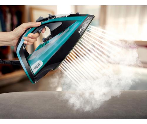 Tefal Ultimate Pure, 3200 W, vihreä/musta - Höyrysilitysrauta