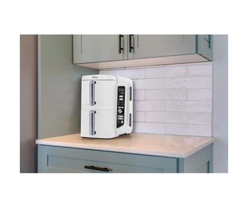 Ninja Double Stack XL 9.5L, 2470 W, valkoinen - Kuumailmapannu