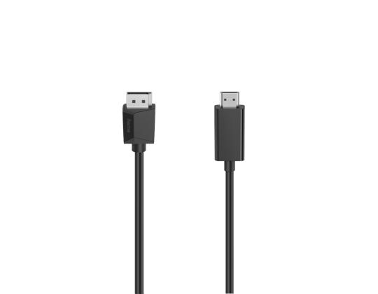 HAMA Videokaapeli DisplayPort / HDMI, 1,5 m, musta - Videokaapeli