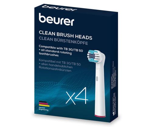 Beurer Clean, 4 kpl, valkoinen - Varaharjat