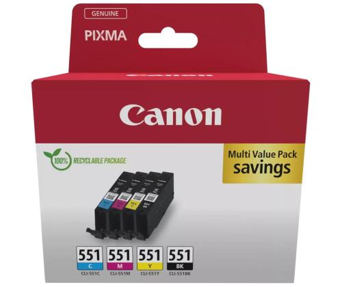 Canon CLI-551, mitmevärviline - Tindikassettide komplekt