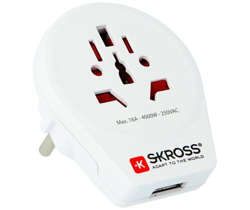 Matkasovitin Maailmalta Eurooppaan USB SKROSS
