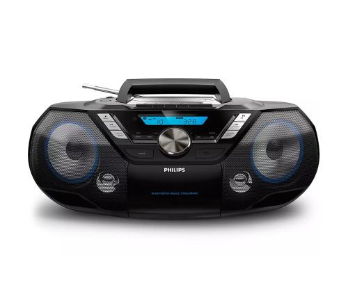 Philips AZB798T, FM, DAB+, Bluetooth, USB, CD, kasetti, musta - Magneettituoli