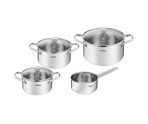 Tefal Cook Eat, 16/20/24 cm, 7-osainen - Kattilasarja + kannet