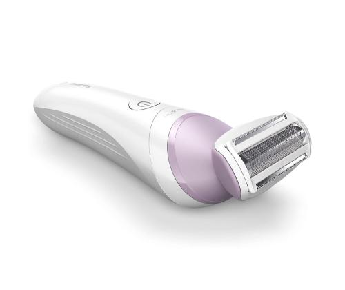 Philips Lady Shaver Series 6000, märkä- ja kuivakäyttö, valkoinen/violetti - Johdoton parranajokoneet