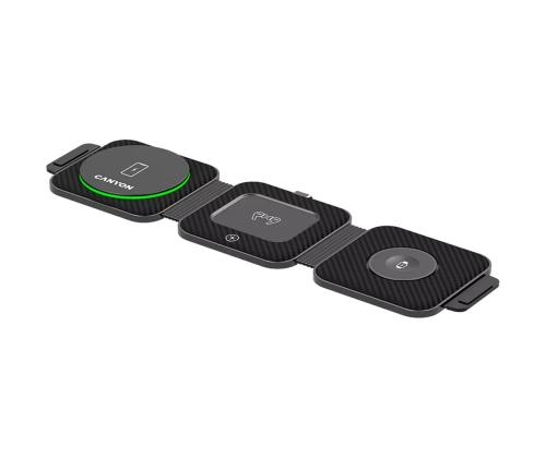 Canyon WS-305 3-in-1, musta - Langaton laturi