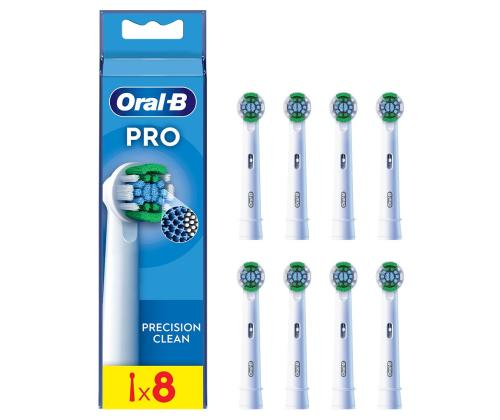 Braun Oral-B Precision Clean Pro, 8 tk, valkoinen - Varuharjad