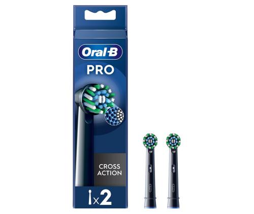 Braun Oral-B Cross Action Pro, 2 tk, must - Varuharjad