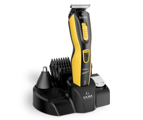 GA.MA, GCX623 Sport, musta/keltainen - Hiustenkuivaaja-sarja