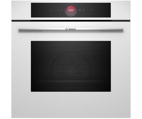 Bosch, Series 8, pyrolyyttinen puhdistus, 71 L, valkoinen - Integroitu uuni