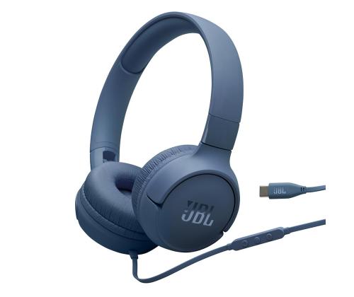 JBL Tune 520C, sininen - In-ear-kuulokkeet