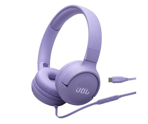 JBL Tune 520C, violetti - Korvakuulokkeet -