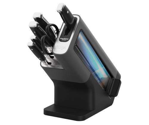 Ninja Foot StaySharp, 6-osainen setti - Veitsisarja teroittimella varustettuna