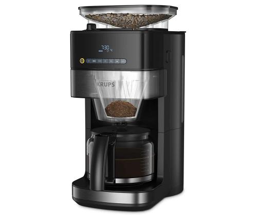 Krups Grind & Brew, 1,25 L, musta - Suodatinkahvinkeitin myllyllä