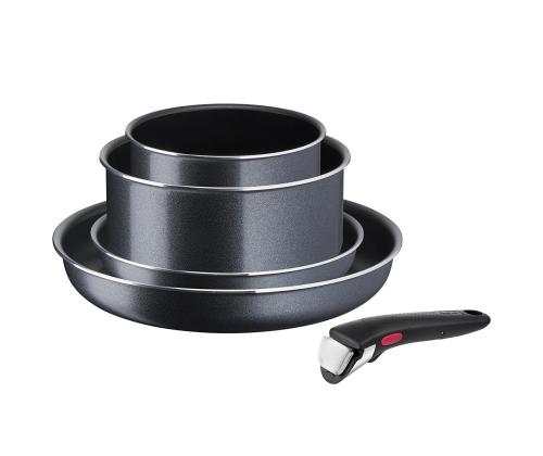 Tefal Ingenio XL Force, 5-osainen, 16/20/22/28 cm - Kattila- ja pannusarja + irrotettava kahva