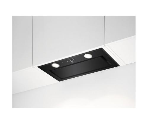 Electrolux, 700 m³/h, leveys 54 cm, musta - Integroitu ilmanpuhdistin