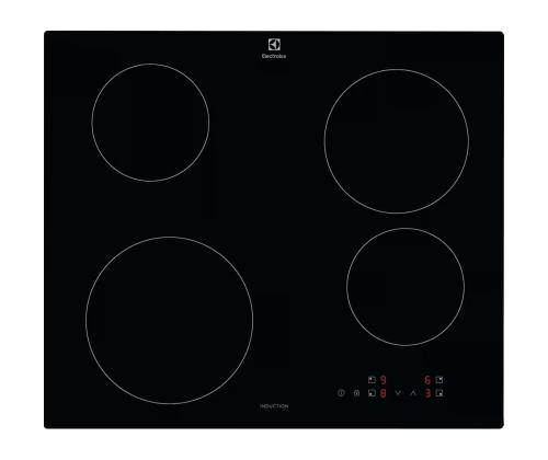 Electrolux 300 Basic, leveys 52 cm, kehyksetön, musta - Integroitu induktioliesi