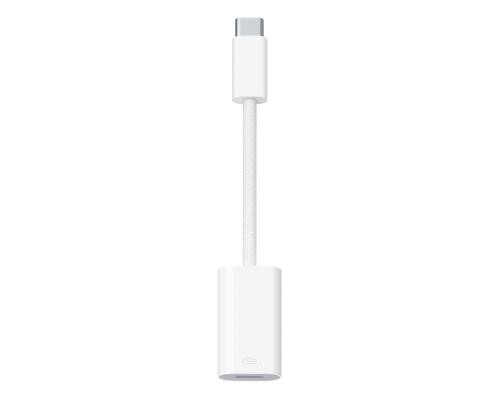 Apple USB-C - Lightning, valkoinen - Sovitin