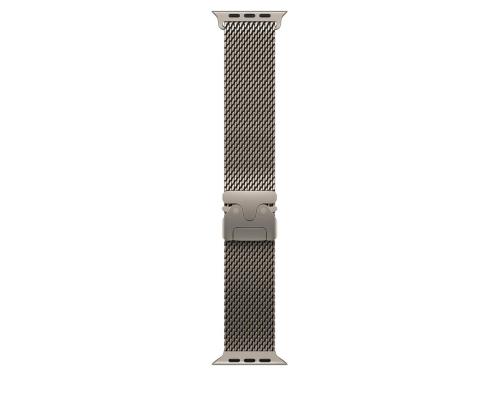 Apple Milanese Loop, 49 mm, keskikokoinen, titaani - kellonhihna