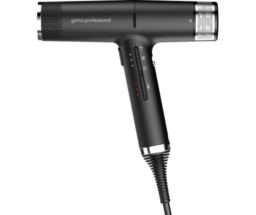 GA.MA iQ2 Perfetto, 1600 W, musta - Hiustenkuivaaja