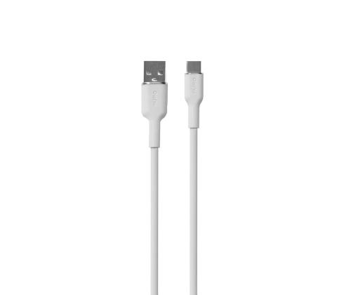Puro Soft, USB-A / USB-C, 1,5 m, valkoinen - Kaapeli