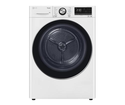 LG, Lämpöpumppu, 9 kg, syvyys 66 cm - Kuivausrumpu