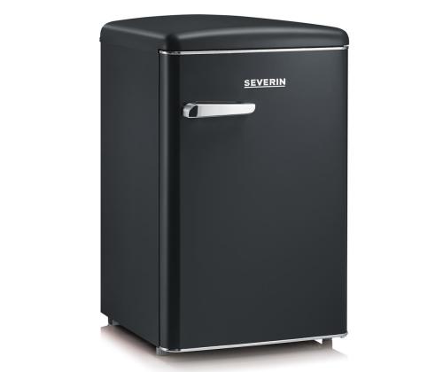 Severin, 108 L, korkeus 90 cm, musta - Retro jääkaappi
