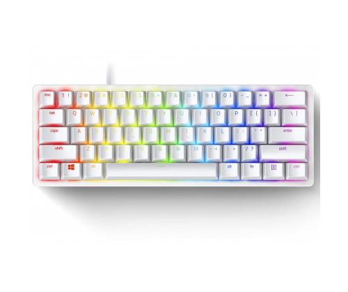 Razer Huntsman Mini Mercury Edition Purple Switch, SWE, valkoinen - Näppäimistö - Näppäimistö