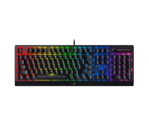 Razer BlackWidow V4 X, vihreä kytkin, mekaaninen, US, musta - Näppäimistö