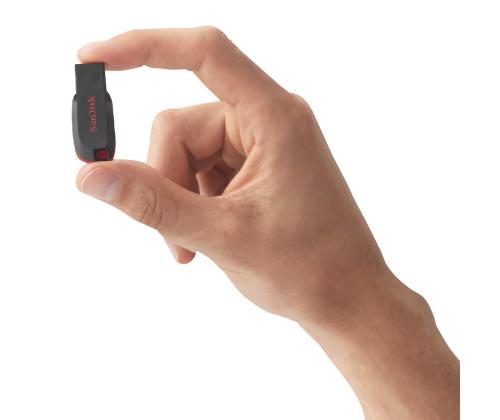 SanDisk Cruzer Blade, USB-A, 64 Gt, pakko - Mälupulk