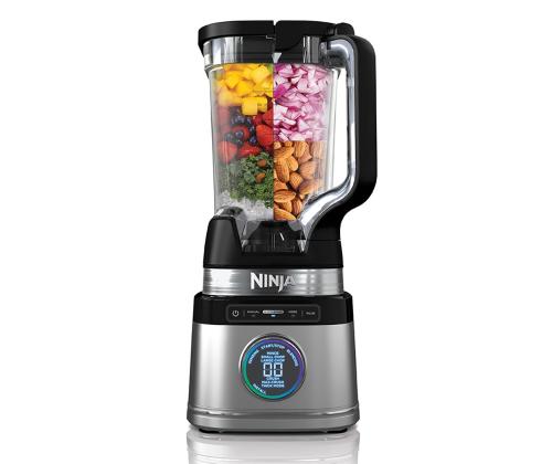 Ninja Detect Power Blender Pro, 1200 W, musta/hopea - Tehosekoittimet