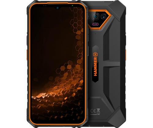 HAMMER Iron V, 6GB, 64GB, oranssi - Älypuhelimet - Smartphones