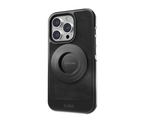 SBS LockPro kotelo, iPhone 15 Pro, musta - Älypuhelimen kotelo