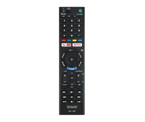 Savio RC-08, Sony TV, musta - TV-varaosakonsoli
