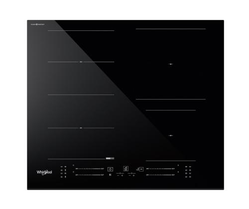 Poreallas, leveys 59 cm, musta - Integroitu induktioliesi