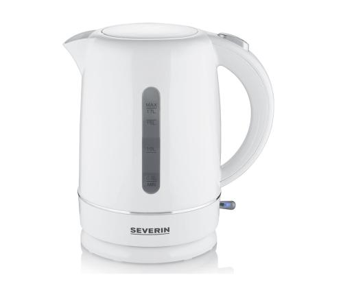 Severin, 1,7 L, 2200 W, valkoinen - Vedenkeitin - Vedenkeittimet