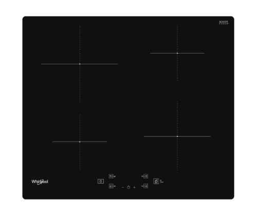 Whirlpool, leveys 59 cm, kehyksetön, musta - Integroitu induktioliesi