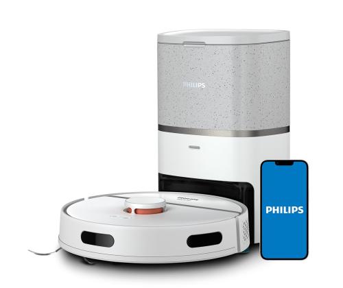Philips HomeRun 3000 Aqua, märkä- ja kuivapuhdistus, valkoinen - Robotti-imuri - Robotti-imuri