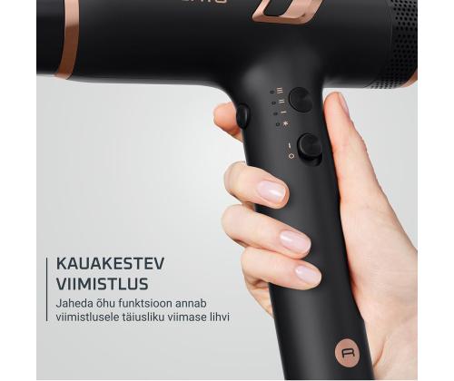 Rowenta NANO, 1700 W, musta - Hiustenkuivaaja