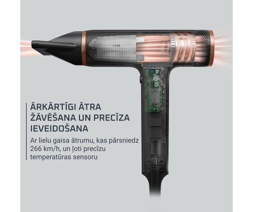 Rowenta NANO, 1700 W, musta - Hiustenkuivaaja