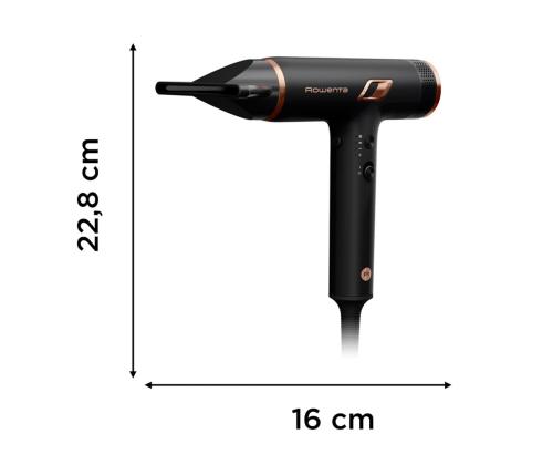 Rowenta NANO, 1700 W, musta - Hiustenkuivaaja