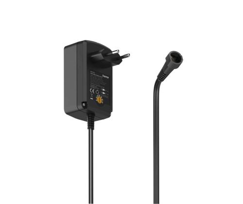 Hama Universal kytkettävä virtalähde, 1,5 A, 24 W, musta - Virtasovitin