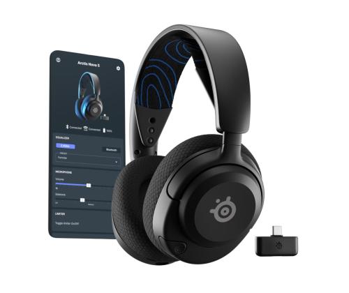 Steelseries Arctis Nova 5P Wireless, musta - Langattomat kuulokkeet