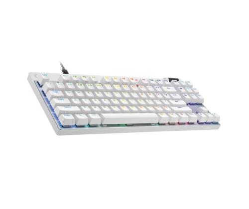 Logitech Pro X TKL Rapid, US, valkoinen - Näppäimistö - Näppäimistö