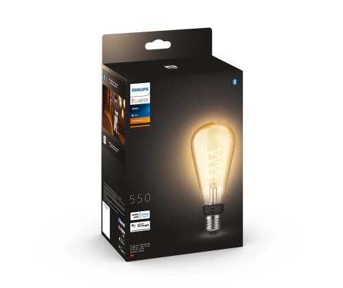 Philips Hue White, E27, pehmeän valkoinen, hehkulangalla - Älykäs valaisinlaite