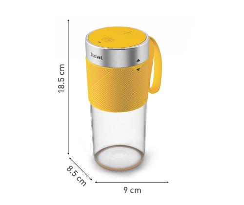 Tefal Lightmix, 300 ml, keltainen - Johdoton tehosekoitin